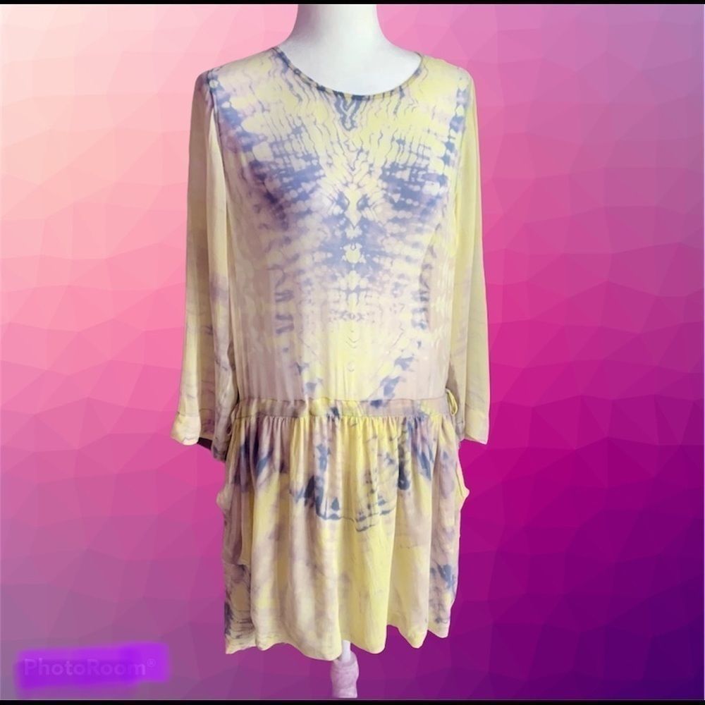 EUC Raquel Allegra Tie Dye Tent Dress STUNNING!